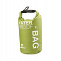 Green 2L Waterproof Dry Bag for Kayaking, Canoeing and Outdoor Sports