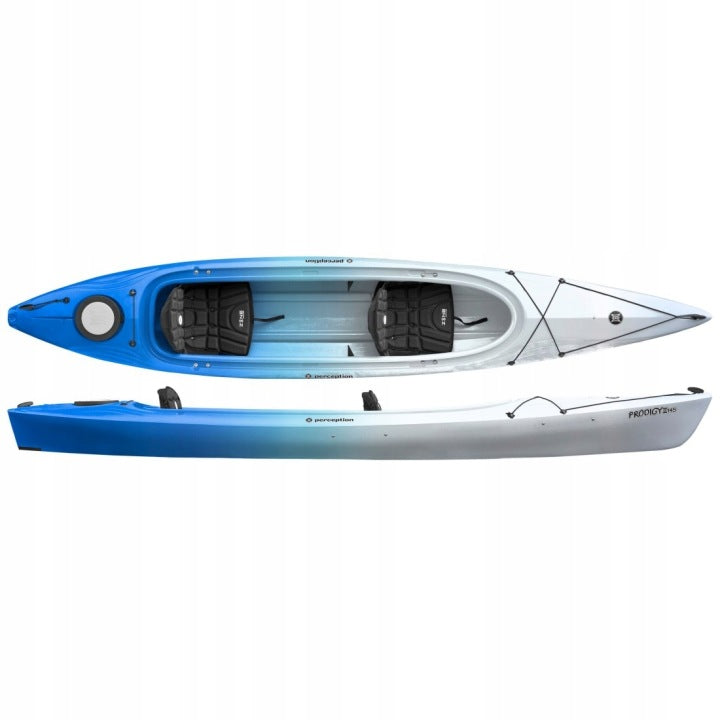 Perception Prodigy II Two-Person Comfort Touring Kayak with Hatch and Rudder