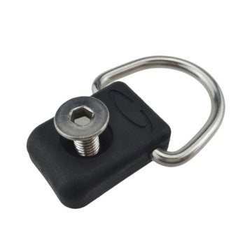 Stainless Steel D-Ring Rigging Fitting for Kayaks, Canoes and Fishing Boats
