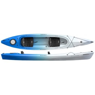 Perception Prodigy II Two-Person Comfort Touring Kayak with Hatch and Rudder