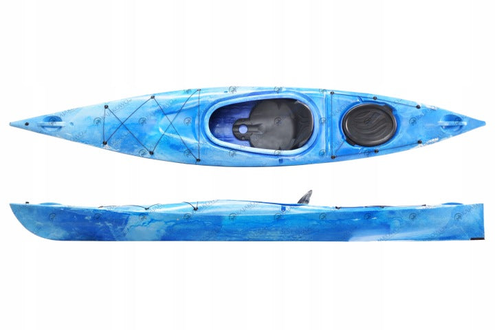 Roteko Smart XL HDPE One-Person Touring Kayak with Storage Hatch