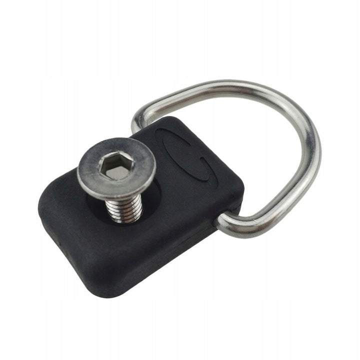 Stainless Steel D-Ring Rigging Fitting for Kayaks, Canoes and Fishing Boats