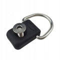 Stainless Steel D-Ring Rigging Fitting for Kayaks, Canoes and Fishing Boats