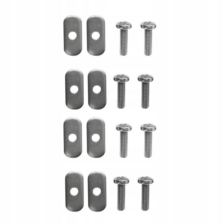 8 Sets of Kayak Track Screws and Nuts for Mounting Accessories