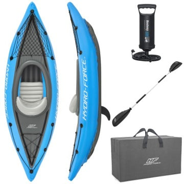 Bestway Cove Champion 275 x 81 cm Inflatable Kayak Set with Pump and Paddle