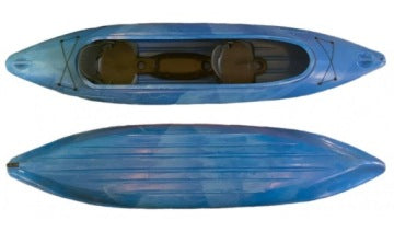 Roteko Caymann II HDPE Touring Kayak 2+1 or Two-Person Layout